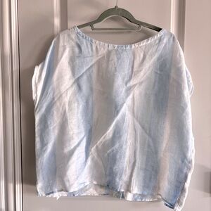 C&C California Boxy Linen Blouse